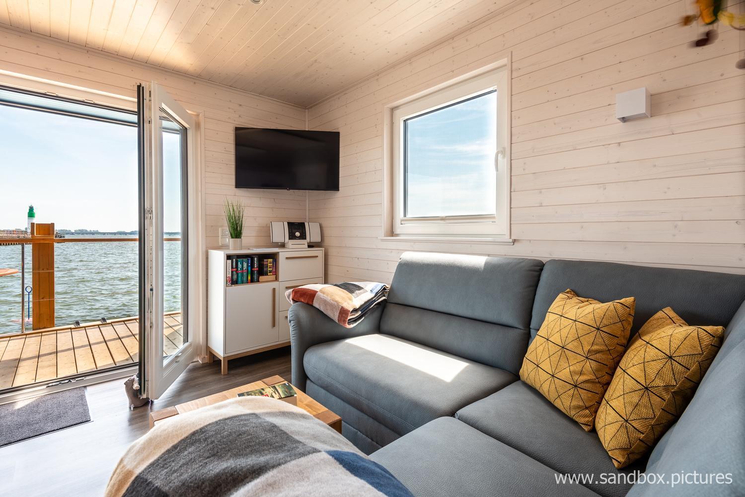 Hausboot Harmonie Hotel Stralsund Luaran gambar